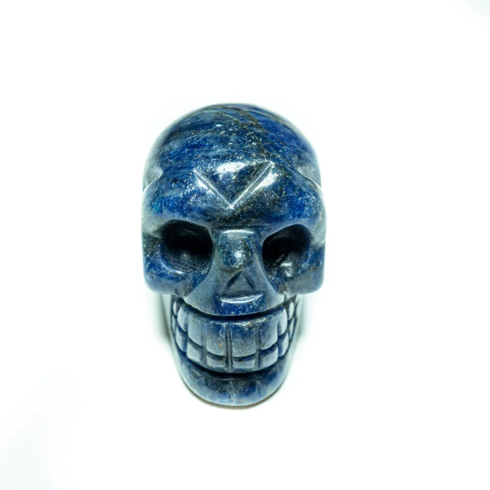 İndafelhayat - Sodalite Stone Crystal Skull Object