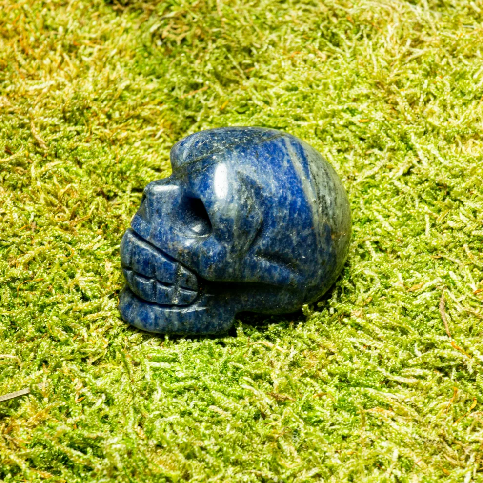 İndafelhayat - Sodalite Stone Crystal Skull Object