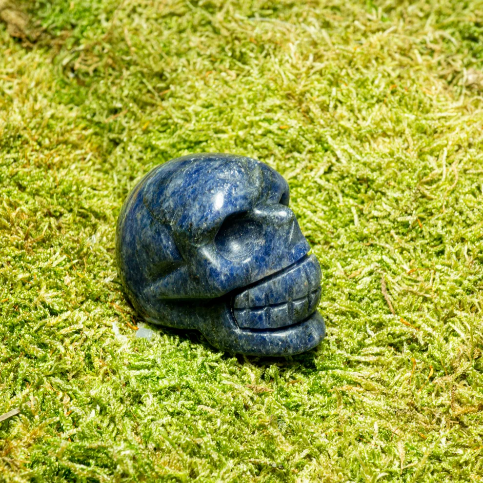 İndafelhayat - Sodalite Stone Crystal Skull Object