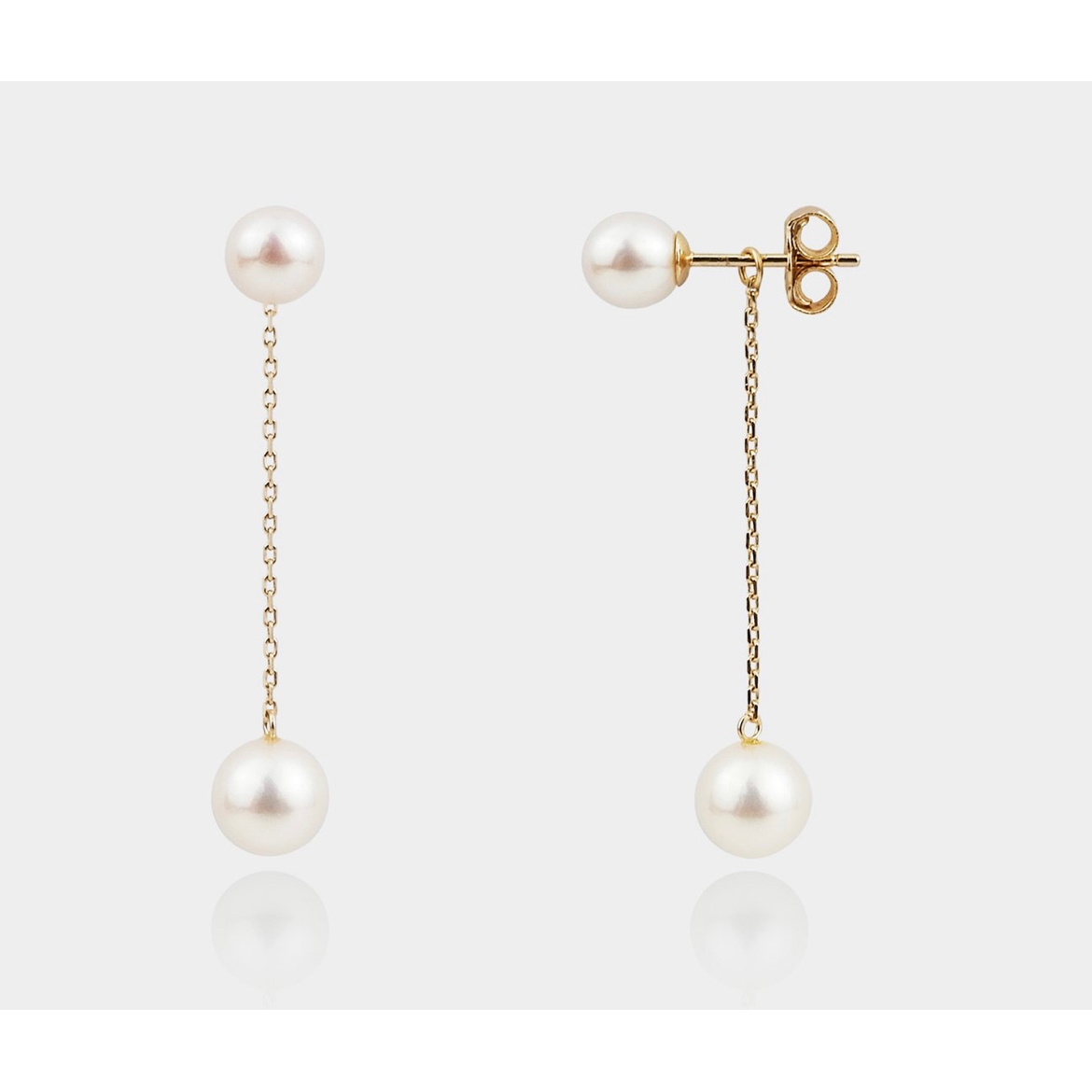 Classic Two-ways İnci Küpe