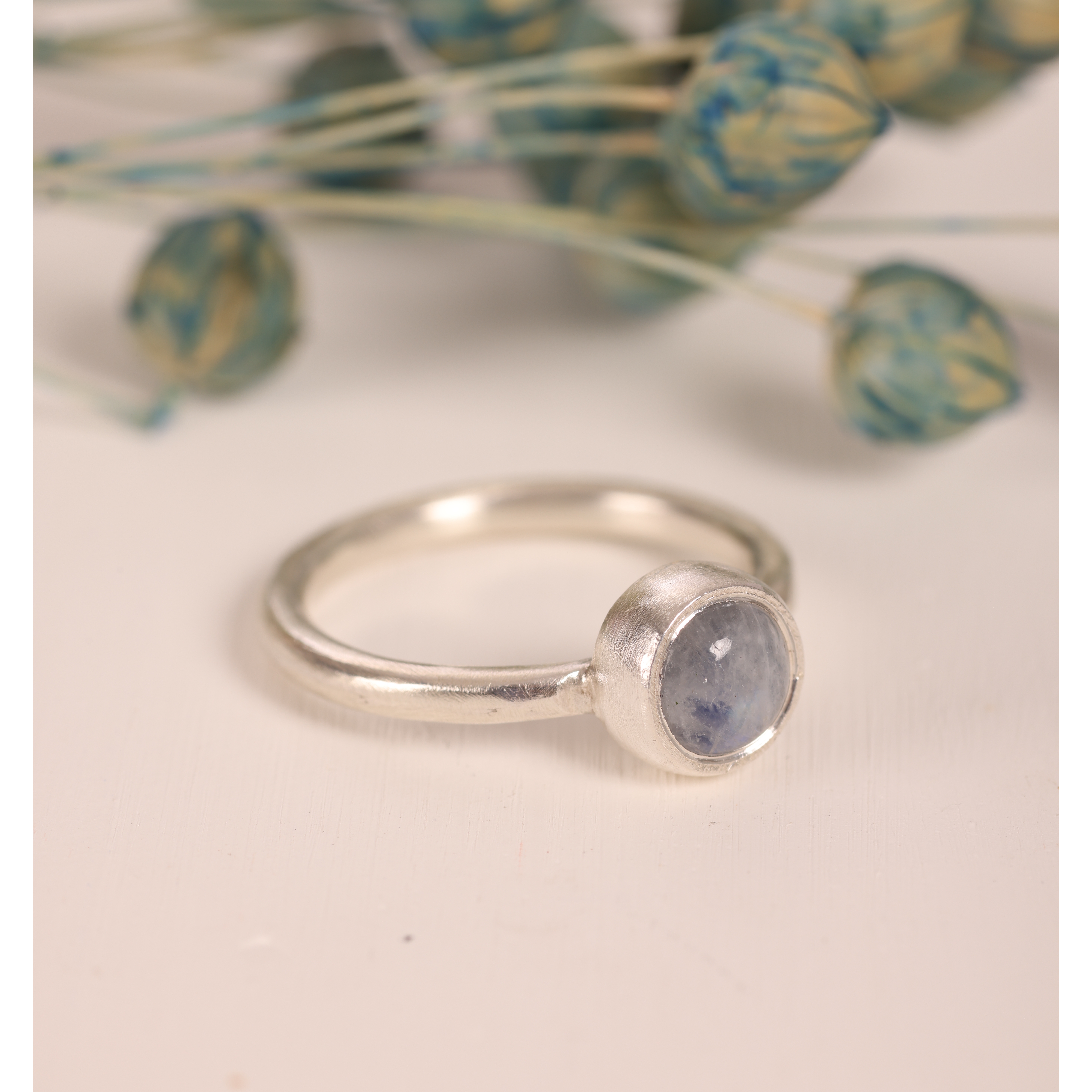 Mo Azure Ring