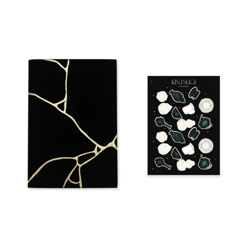 Melie Jewelry - Kintsugi Notebook & Pottery Sticker