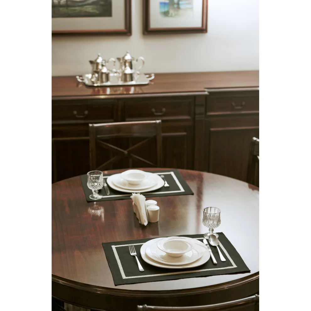 MELINO HOME - Linen Placemat Set Of 2