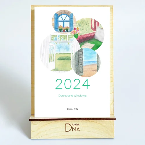 Atelier Dma - 2024 Doors And Windows Desk Calendar