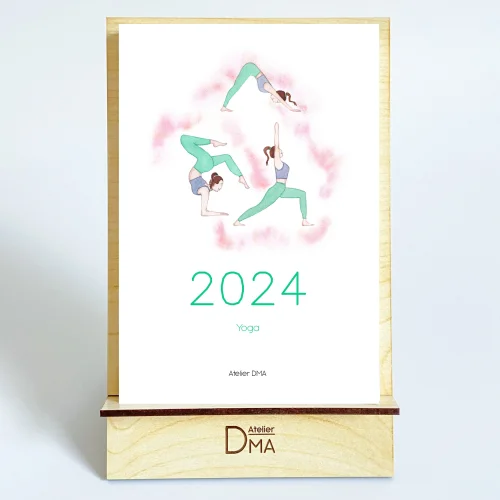 Atelier Dma - 2024 Yoga Desk Calendar