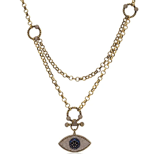 Bayemeyc - Evil Eye Charm Necklace