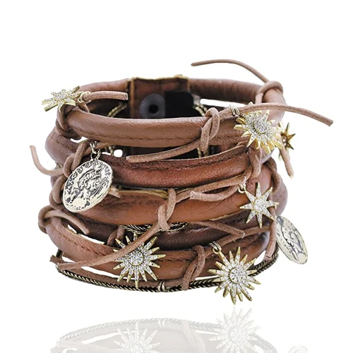 Bayemeyc - Tan Leather Bracelet