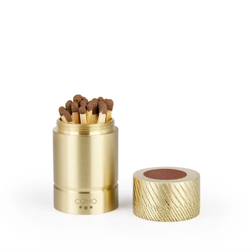 Coho Objet	 - Brazen Handmade Brass Mini Match Box
