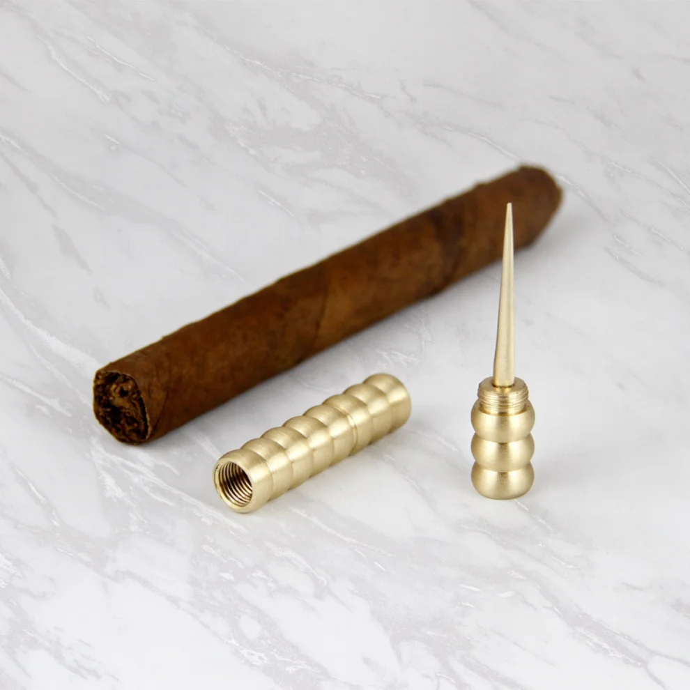 Coho Objet	 - Brazen Handmade Brass Cigar Needle