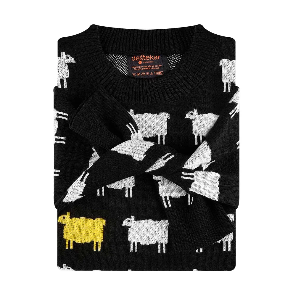 destekar - Diana Sweater Yellow Sheep