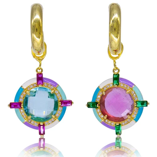 Bayemeyc - Rosblu Charm Earrings