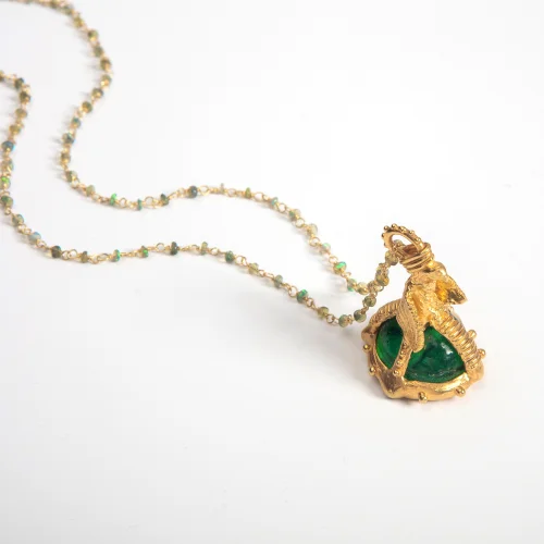 Hesperides Jewelry - Verdigris Necklace