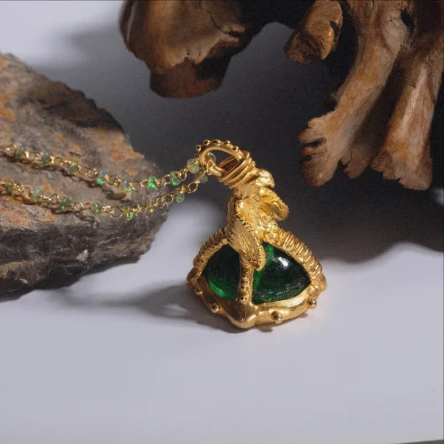 Hesperides Jewelry - Verdigris Necklace