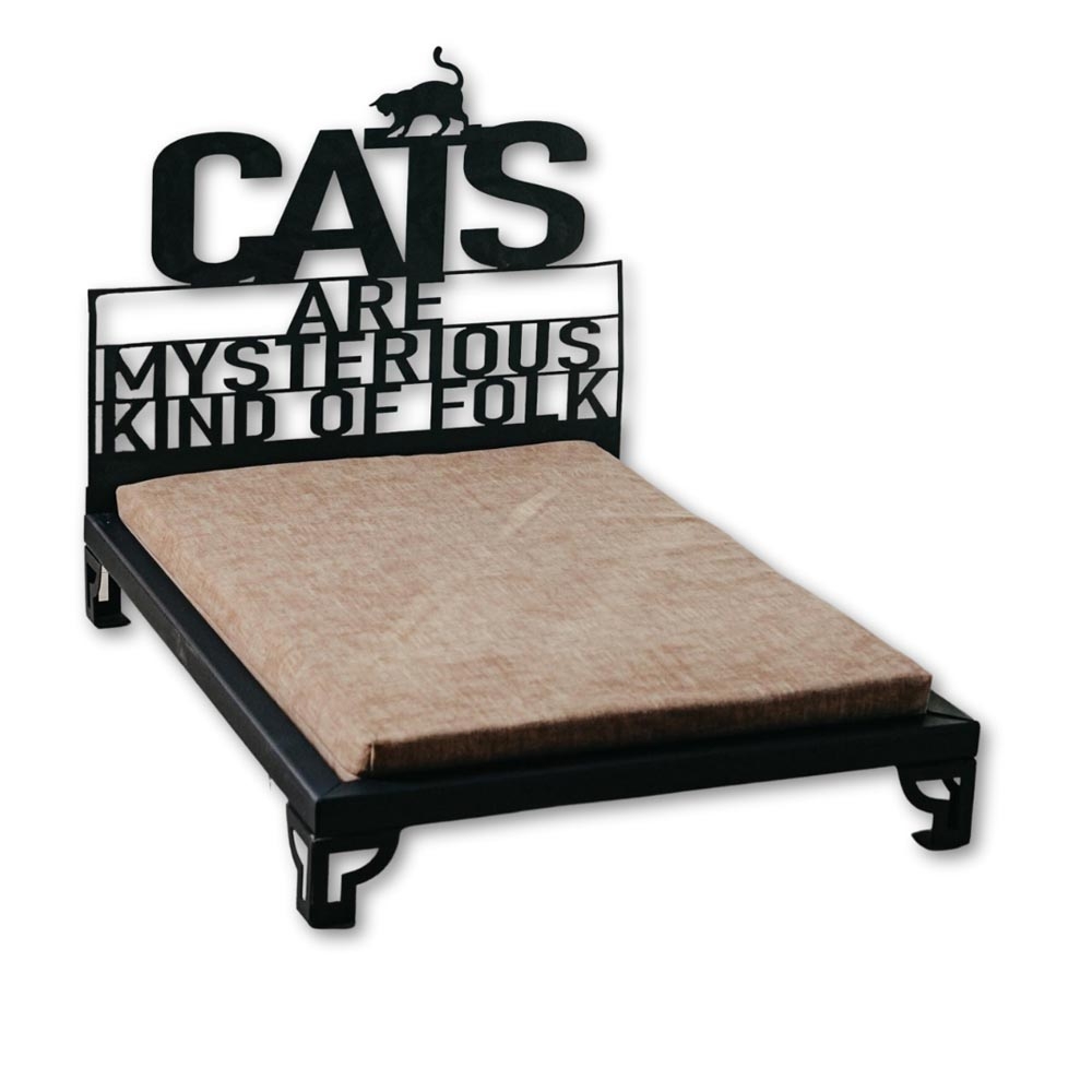 Metal hot sale cat bed