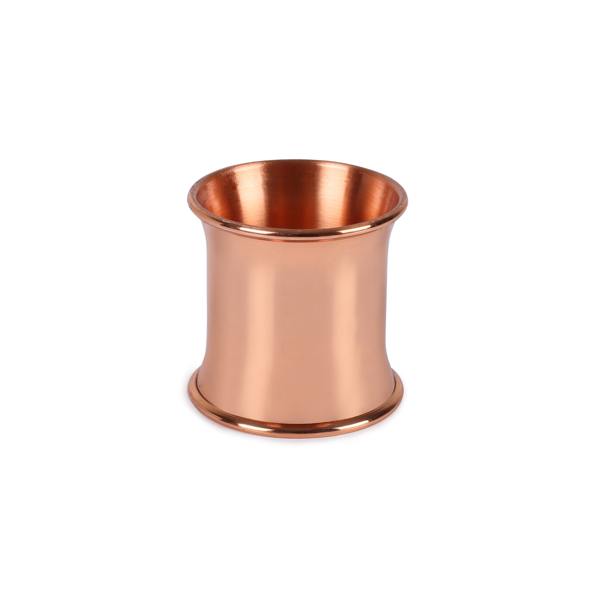 Luna 4-piece Matte Copper Ring Napkin Holder Set