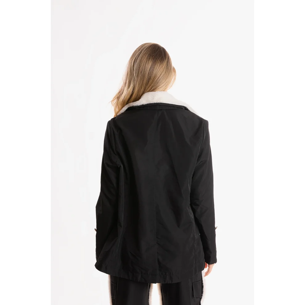 Ramme - Raider Jacket With Off-white Fur