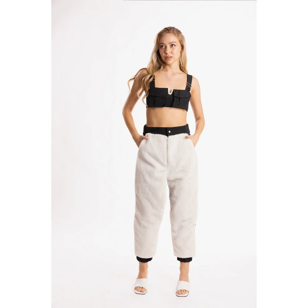 Ramme - Raider Pant With Off-white Fur