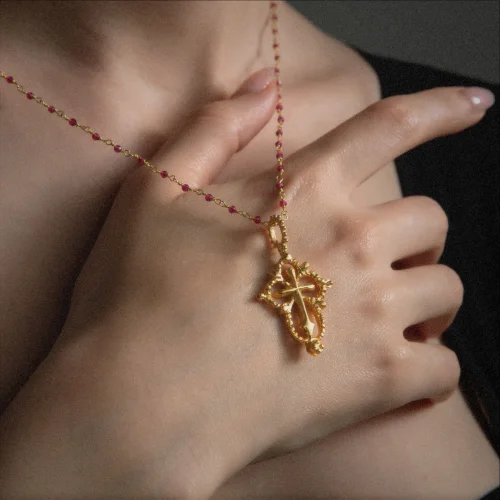 Hesperides Jewelry - Pisana Sanctum Cross Kolye