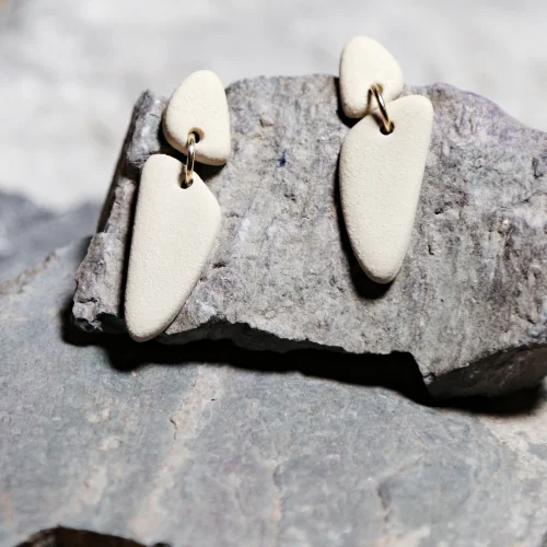 Gazelle Jewelry - Charlotte-handmade Stoneware Ceramic Earrings
