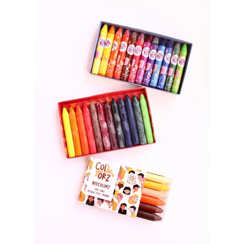 Colorz Doğal Boyalar - Stick Crayon Gift Bundle - Art Supplies Gift Bundle