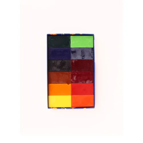 Colorz Doğal Boyalar - Block Beeswax Crayon Set 12 Colors