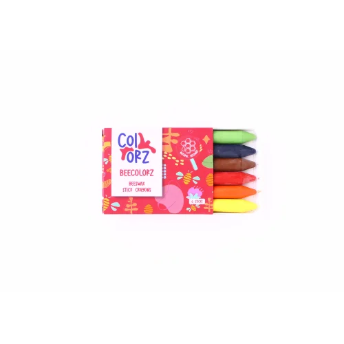 Colorz Doğal Boyalar - Sert Balmumu Kalem Pastel Boya Seti (6 Renk)