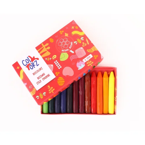 Colorz Doğal Boyalar - Beeswax Crayons ( 12 Colorz )