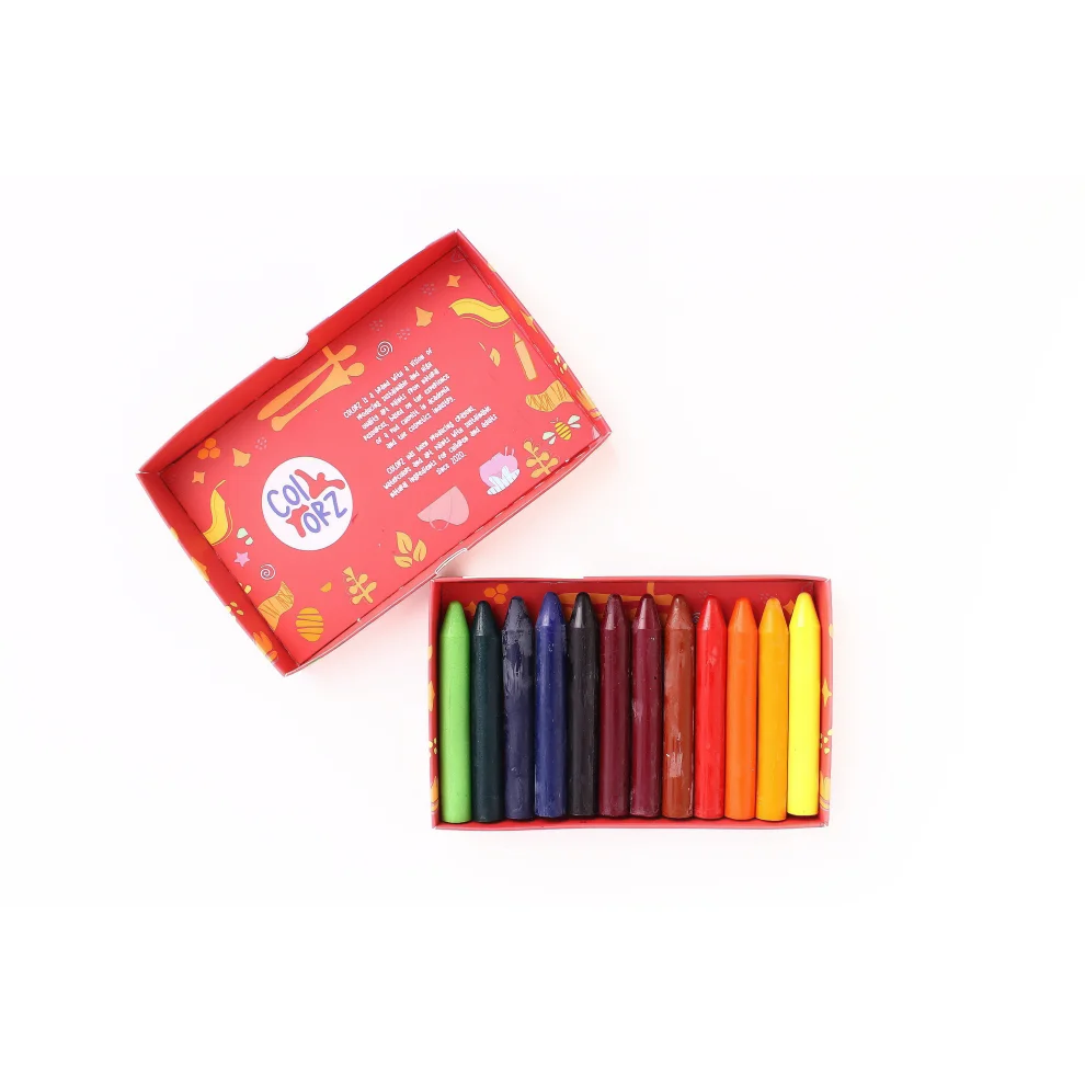 Colorz Doğal Boyalar - Beeswax Crayons ( 12 Colorz )