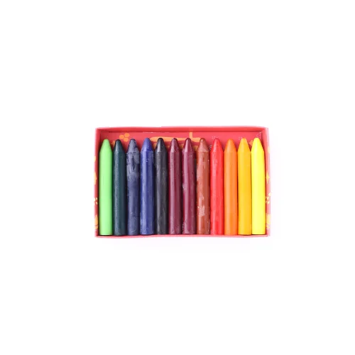 Colorz Doğal Boyalar - Sert Balmumu Kalem Pastel Boya Seti ( 12 Renk )