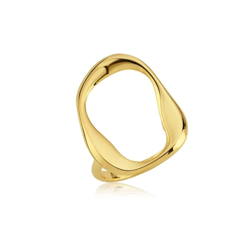 Mishka Jewelry - Wave Circle Shaped Ring