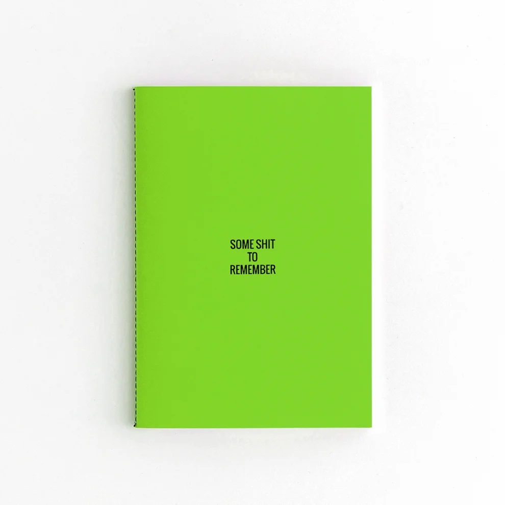 Paper Street Co. - Shit To Remember Notebook
