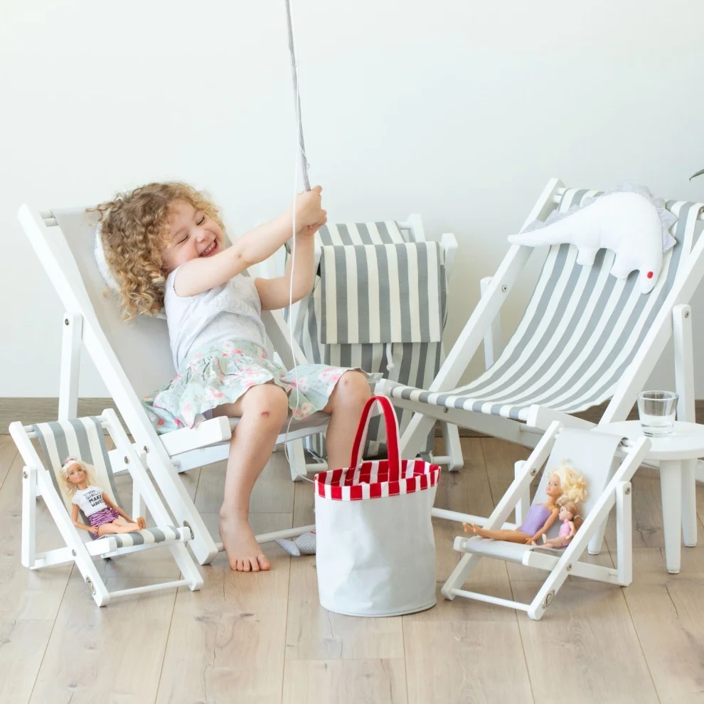 Dino Kids Furniture - Tasarımcı Oyunu Ahşap Oyuncak Bebek Koltuğu İç Mekan Indoor Minder