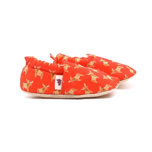 Morgedan - Deer Christmas Cotton Non-slip Baby Moccasins