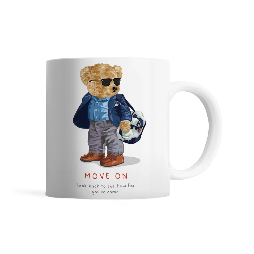 Tatlistan - Teddy Bear | Move On - Mug Glass