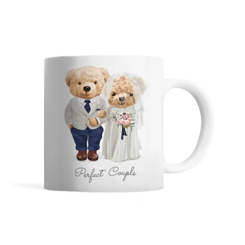 Tatlistan - Teddy Bear | Perfect Couple - Kupa Bardak