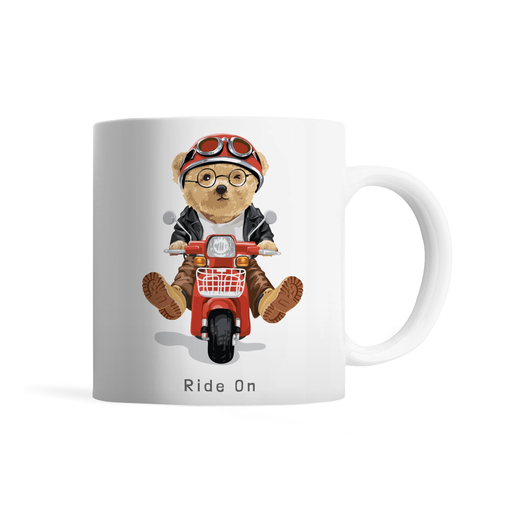 Teddy Bear | Ride On - Cup Glass