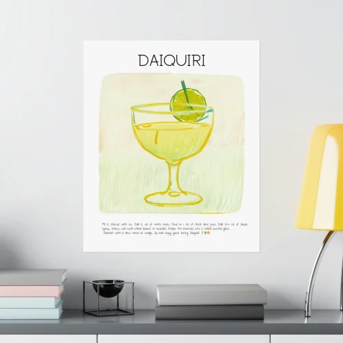 Muff Atelier - Daiquiri Cocktail Art Print