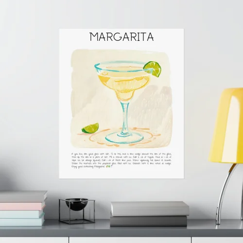 Muff Atelier - Margarita Cocktail Art Print