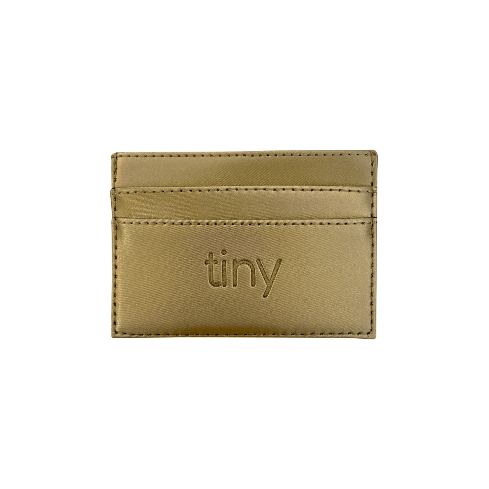 Tiny - Gold Apple Leather Cardholder