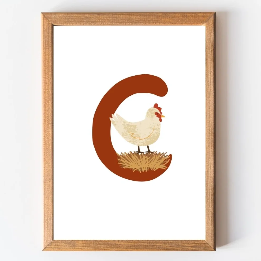 Too Personal - Unique C Letter Poster