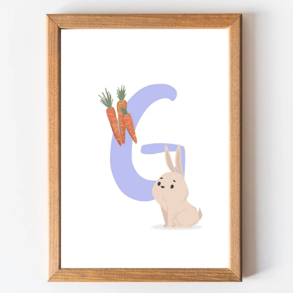 Too Personal - Unique G Letter Poster
