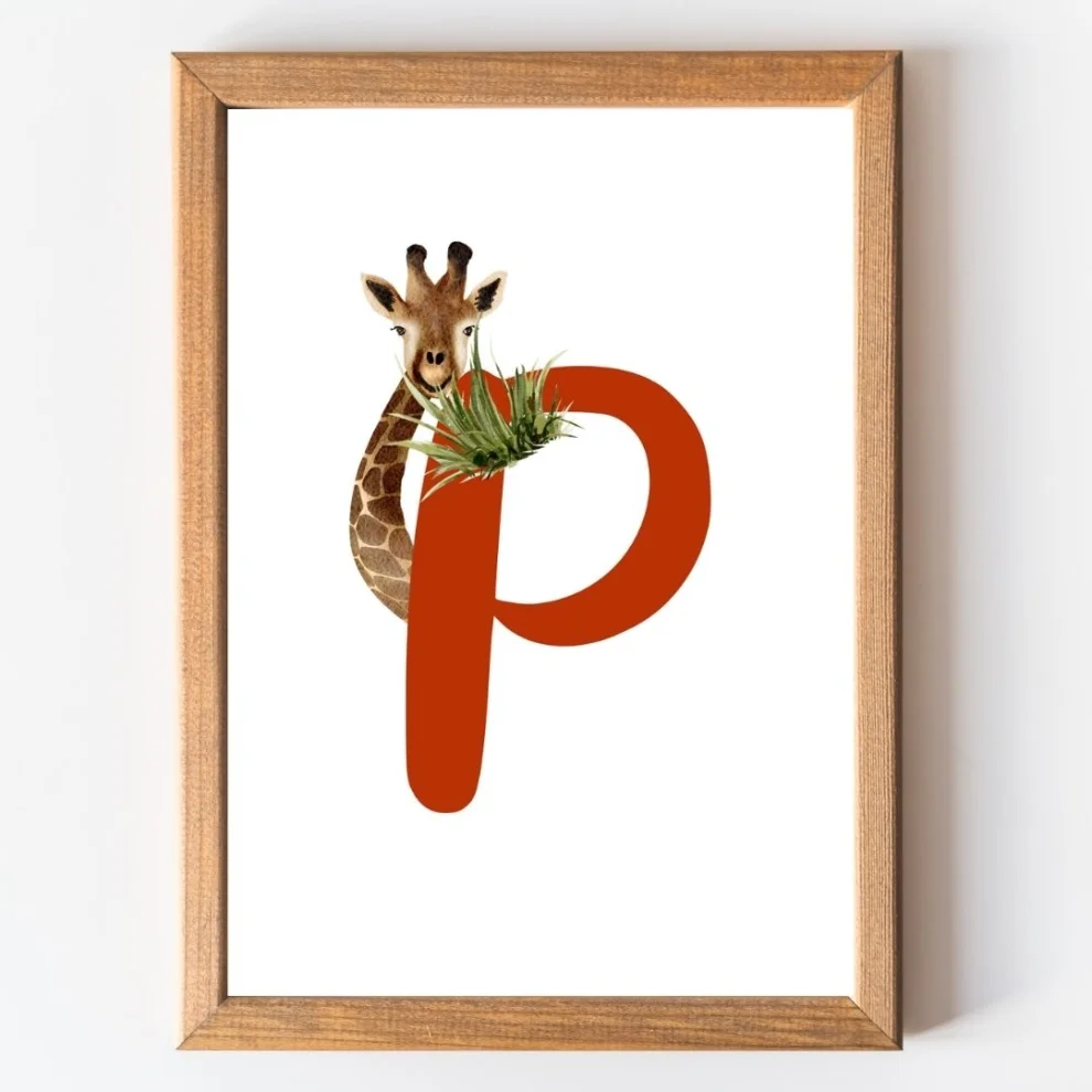 Too Personal - Unique P Letter Poster