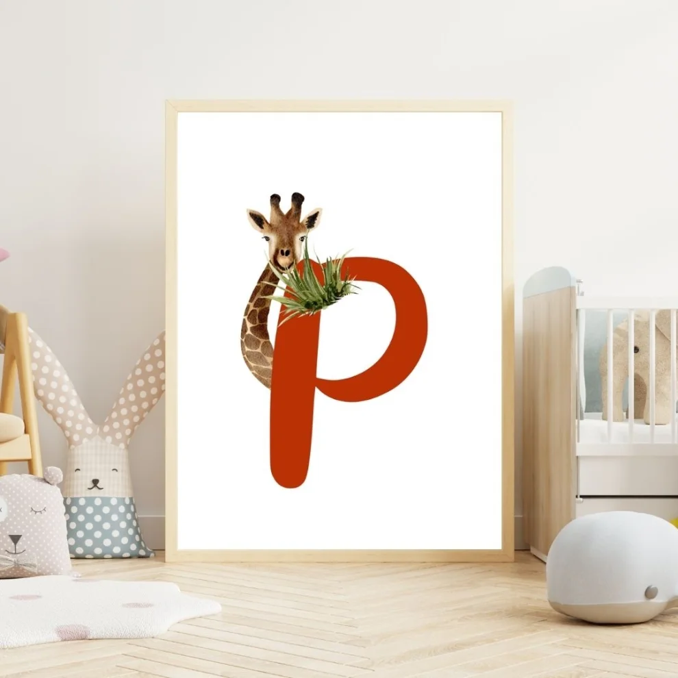 Too Personal - Unique P Letter Poster