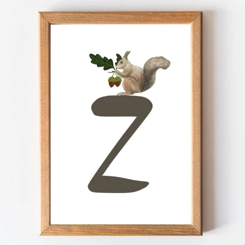 Too Personal - Unique Z Letter Poster