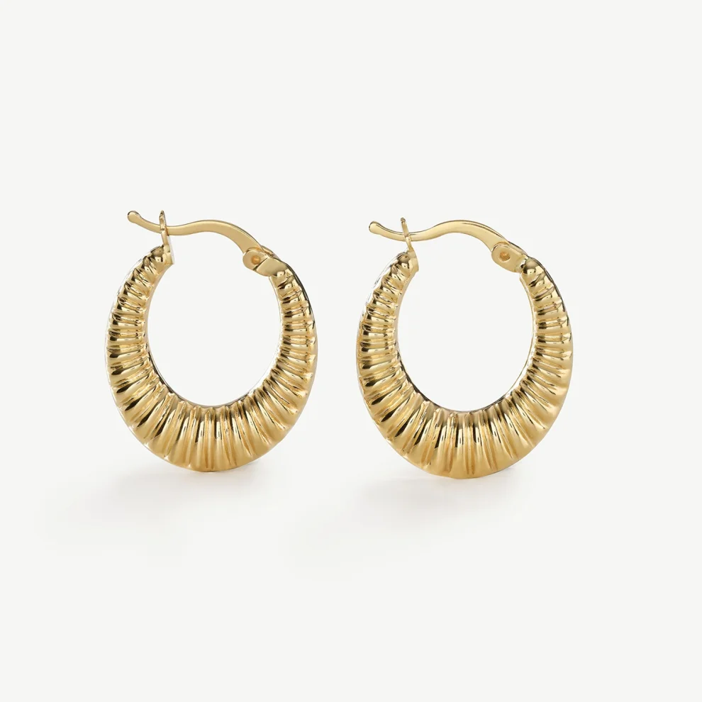 Yvris - Ridged Ovate Hoops