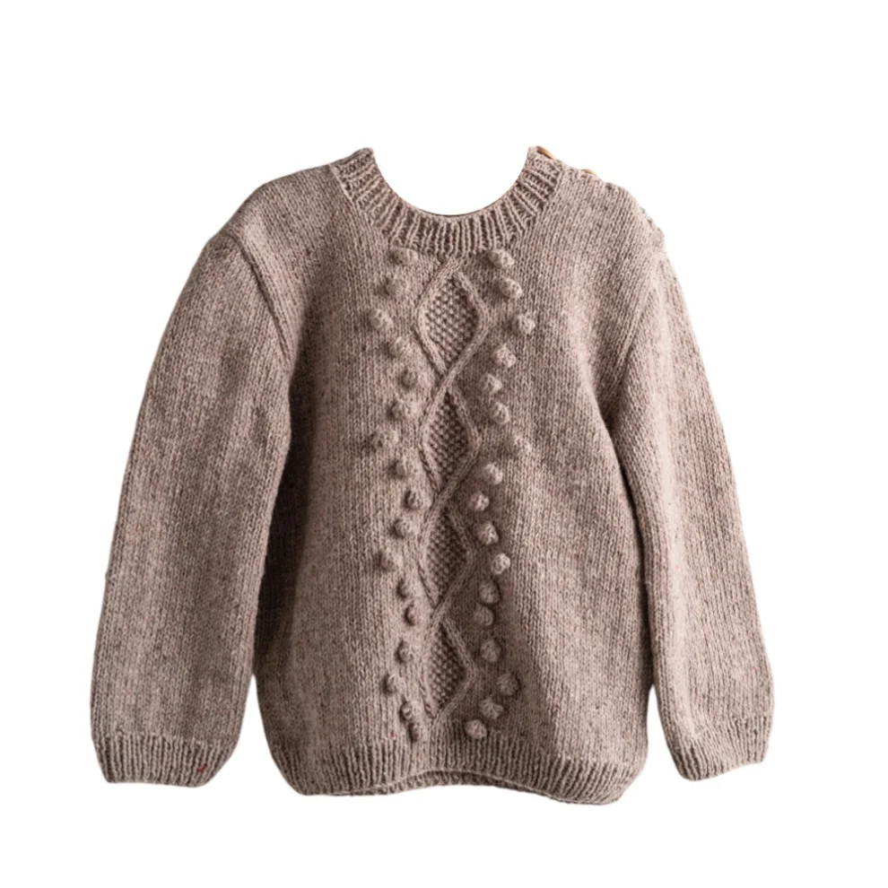 Cooperative Studio - Hand Knitted Soft Merino Wool Baby Sweater Warm Meric Sweater