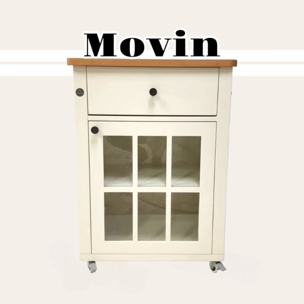 Dipole Mobilya - Movin Matte Lake Servant Furniture Dresuar