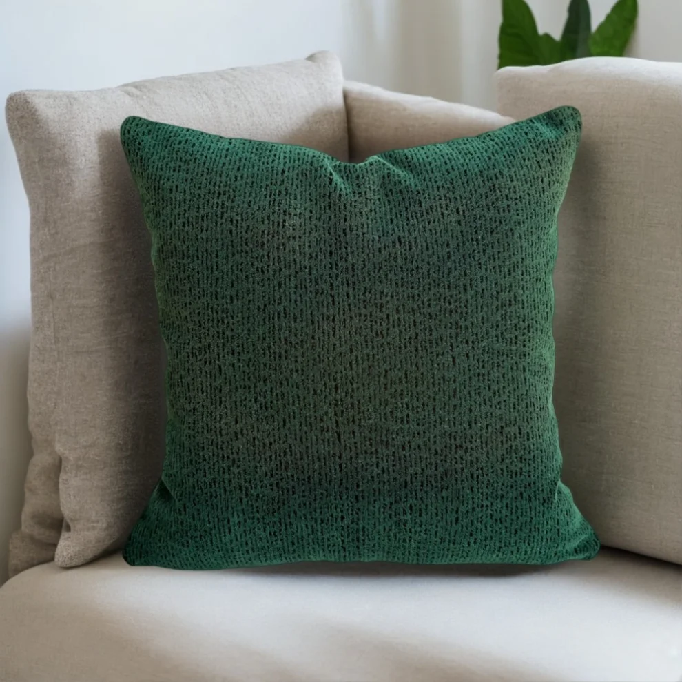 Miliva Home - Soft Velvet Textured Throw Pillow Cover