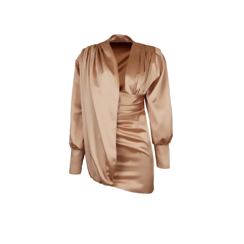 Two's Touch - Adele Satin Dress