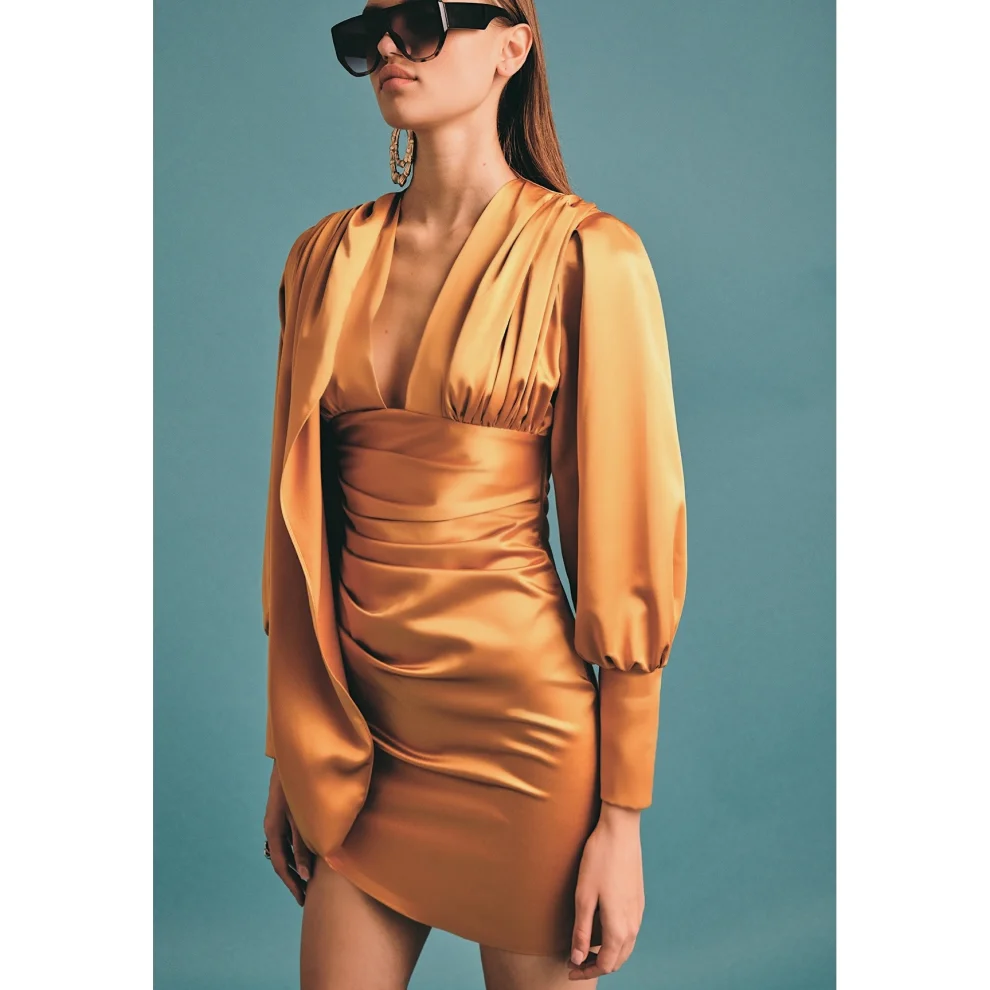 Two's Touch - Adele Satin Dress